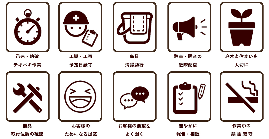 お客様10カ条